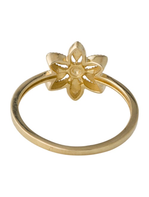 Ring 14K Flower Cocktail Ring