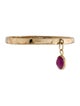Ring 14K Ruby Charm Dangle Ring