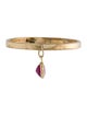 Ring 14K Ruby Charm Dangle Ring