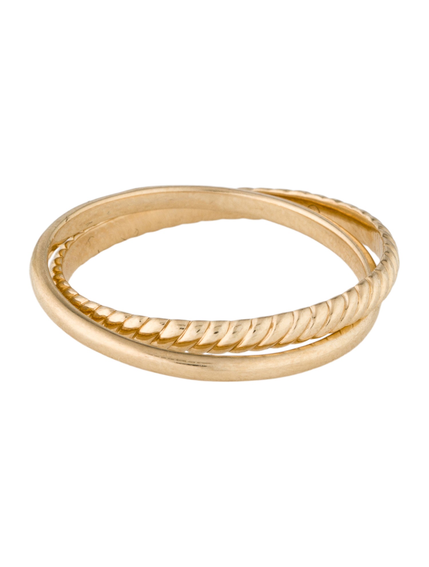 Ring 14K Double Linked Cocktail