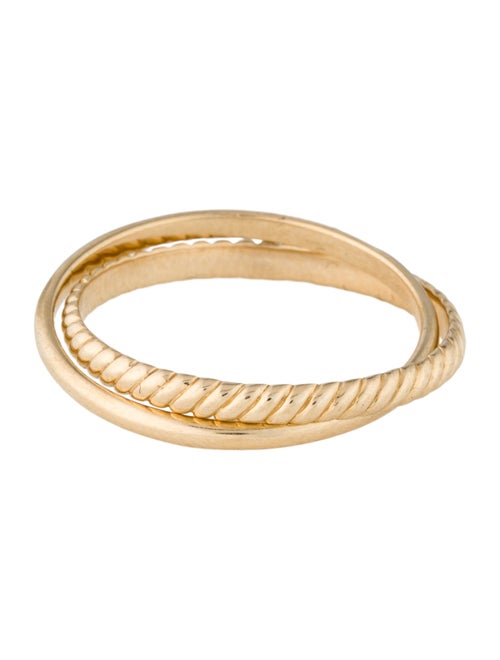 Ring 14K Double Linked Cocktail Ring