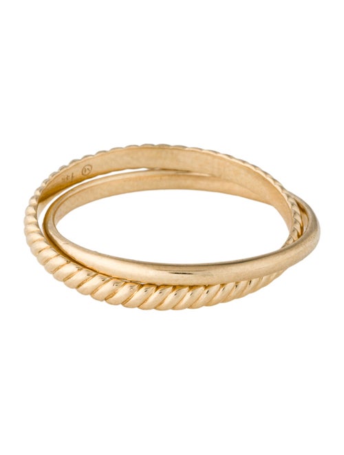 Ring 14K Double Linked Cocktail Ring