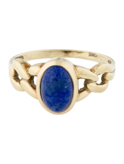 Ring 14K Lapis Lazuli Cocktail Ring
