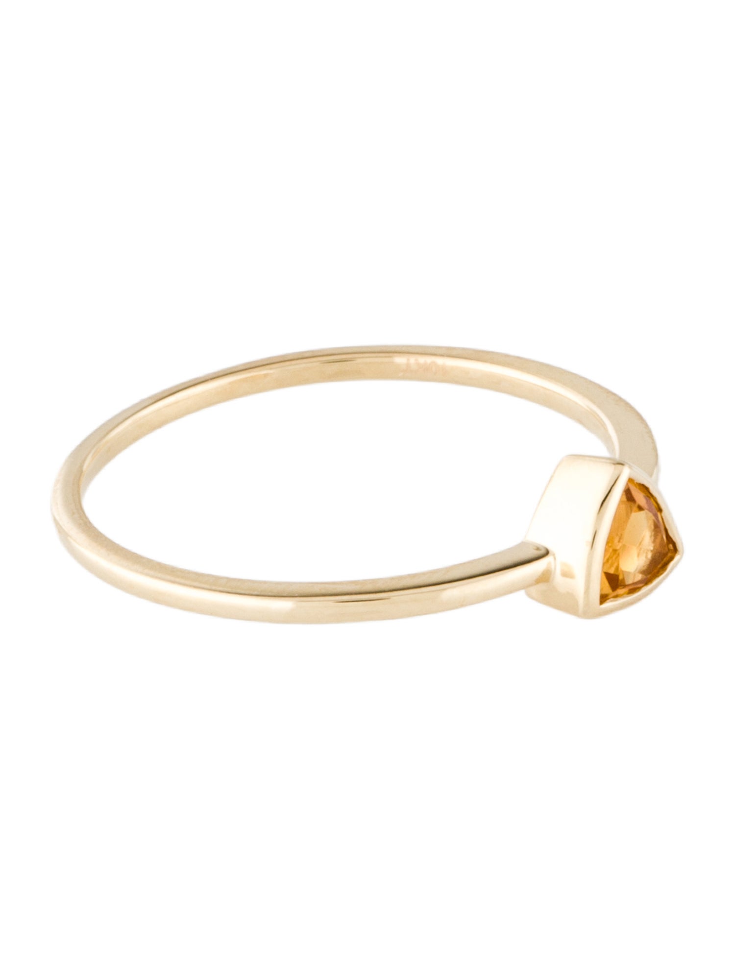 Ring 10K Citrine Cocktail Ring