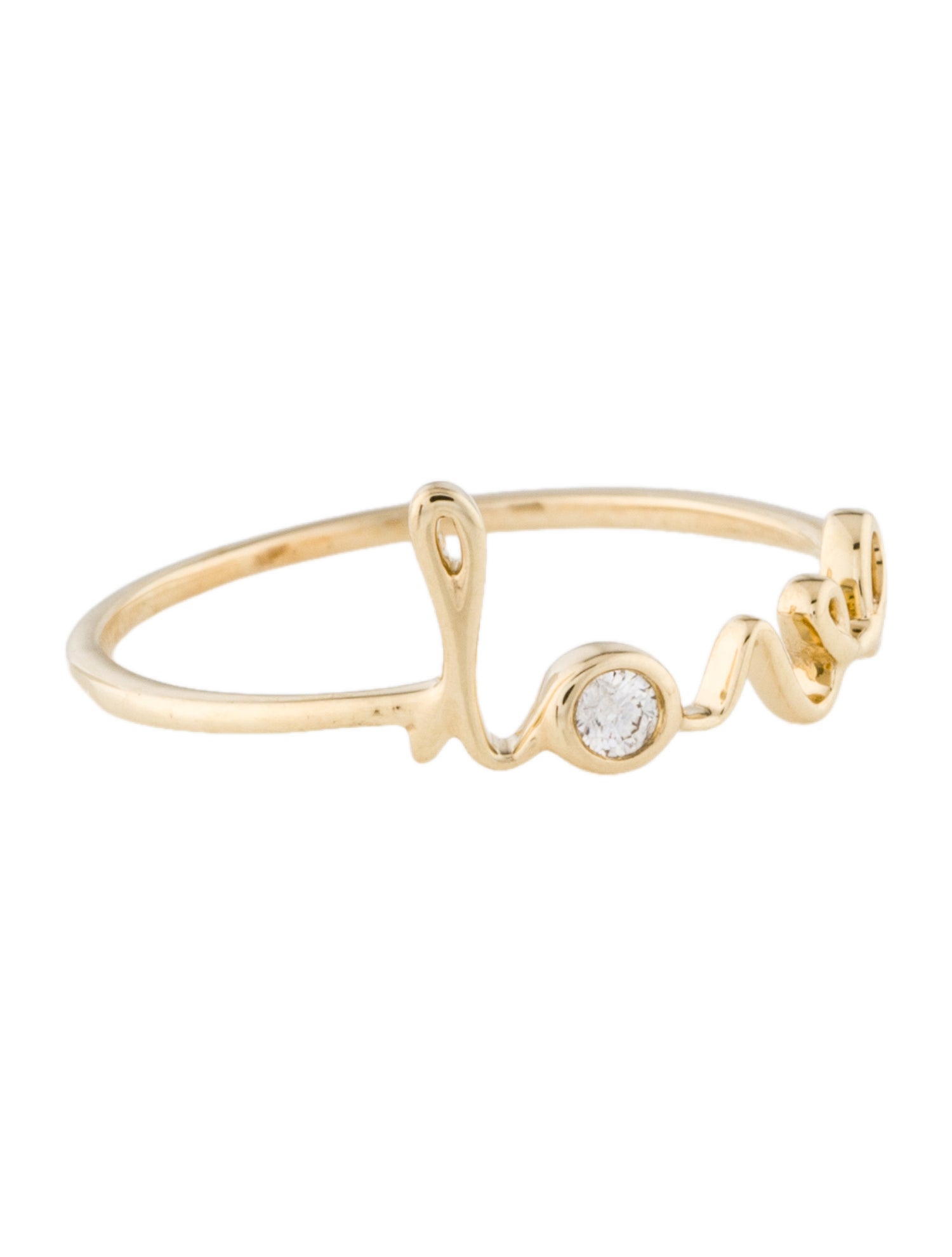 Ring 10K Diamond Love Ring