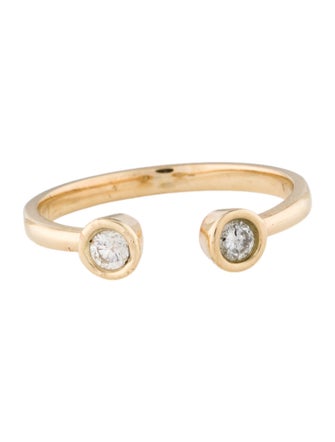 Ring 14K Open Diamond Band