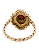 Ring 14K Garnet Ornate Cocktail Ring