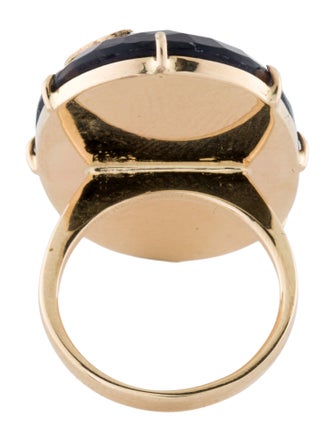 Ring 14K Fluorite Cocktail ring