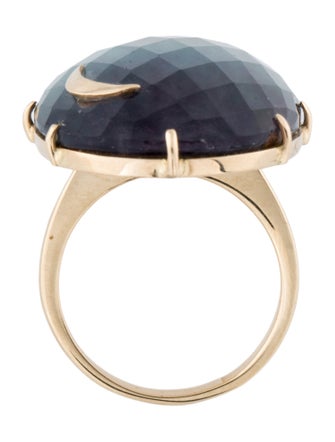 Ring 14K Fluorite Cocktail ring