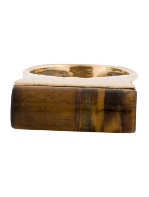 Ring 14K Tiger's Eye Quartz Cocktail Ring