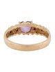 Ring Amethyst & Diamond Ring