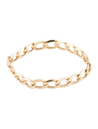 Ring 14K Curb Chain Link RIng