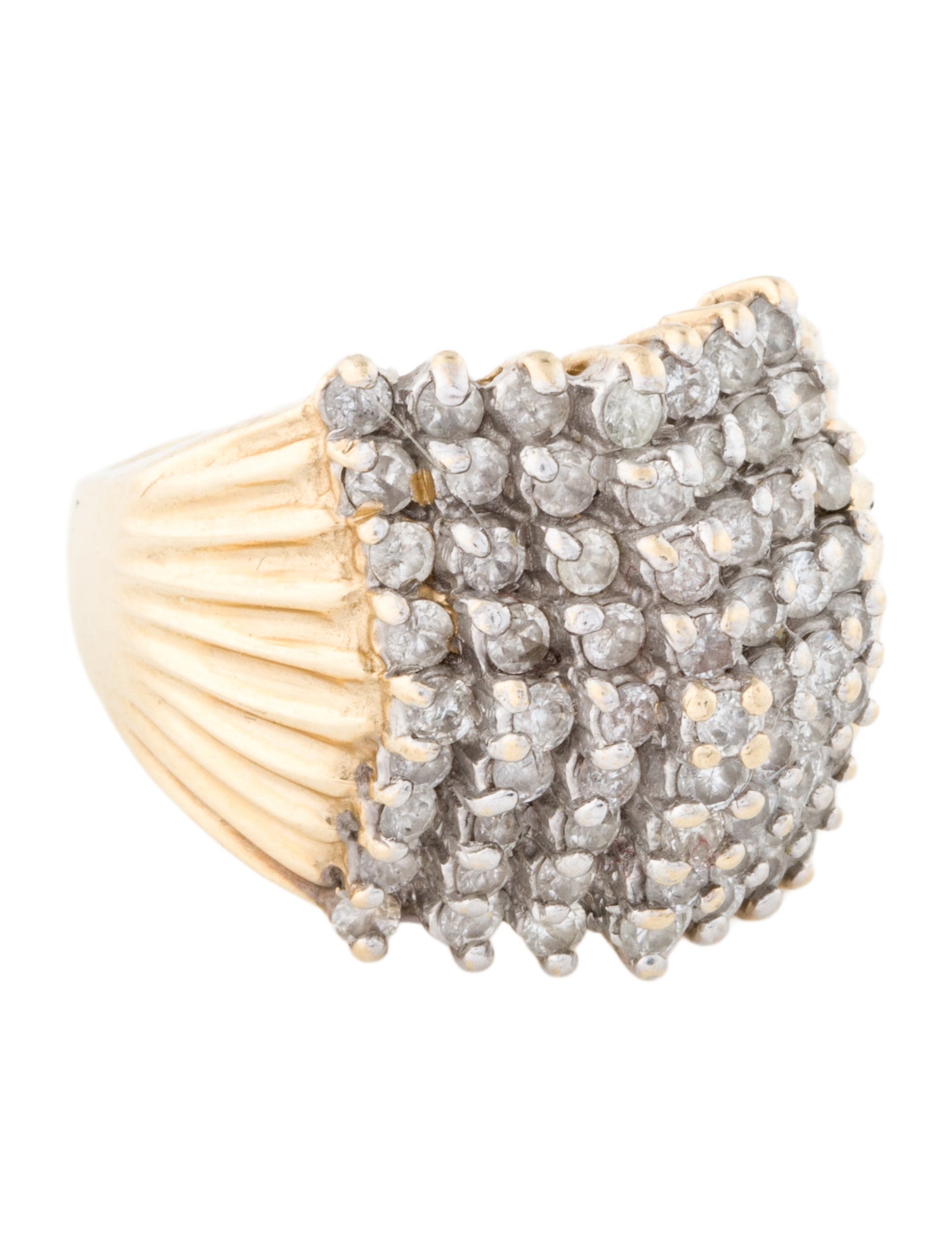 Ring 14K 1.26ctw Diamond Cocktail