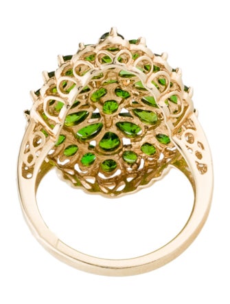 Ring 14K 3.24ctw Diopside Cocktail Ring