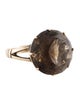 Ring 14K 18.50ct Smokey Quartz Cocktail Ring