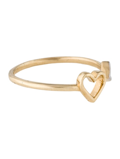 Ring 14K Heart Arrow Open End Ring