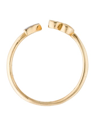 Ring 14K Heart Arrow Open End Ring