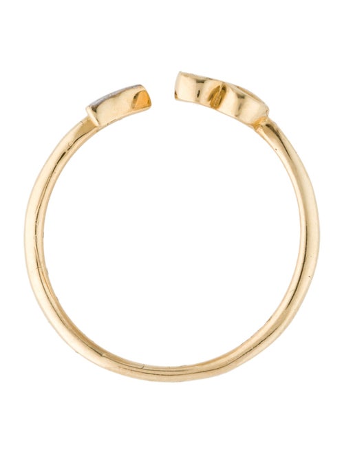 Ring 14K Heart Arrow Open End Ring