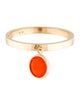 Ring 14K Fire Opal Charm Ring