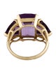 Ring 14K Amethyst Cocktail Ring