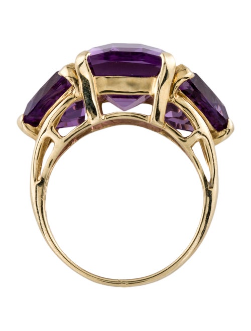 Ring 14K Amethyst Cocktail Ring