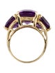 Ring 14K Amethyst Cocktail Ring