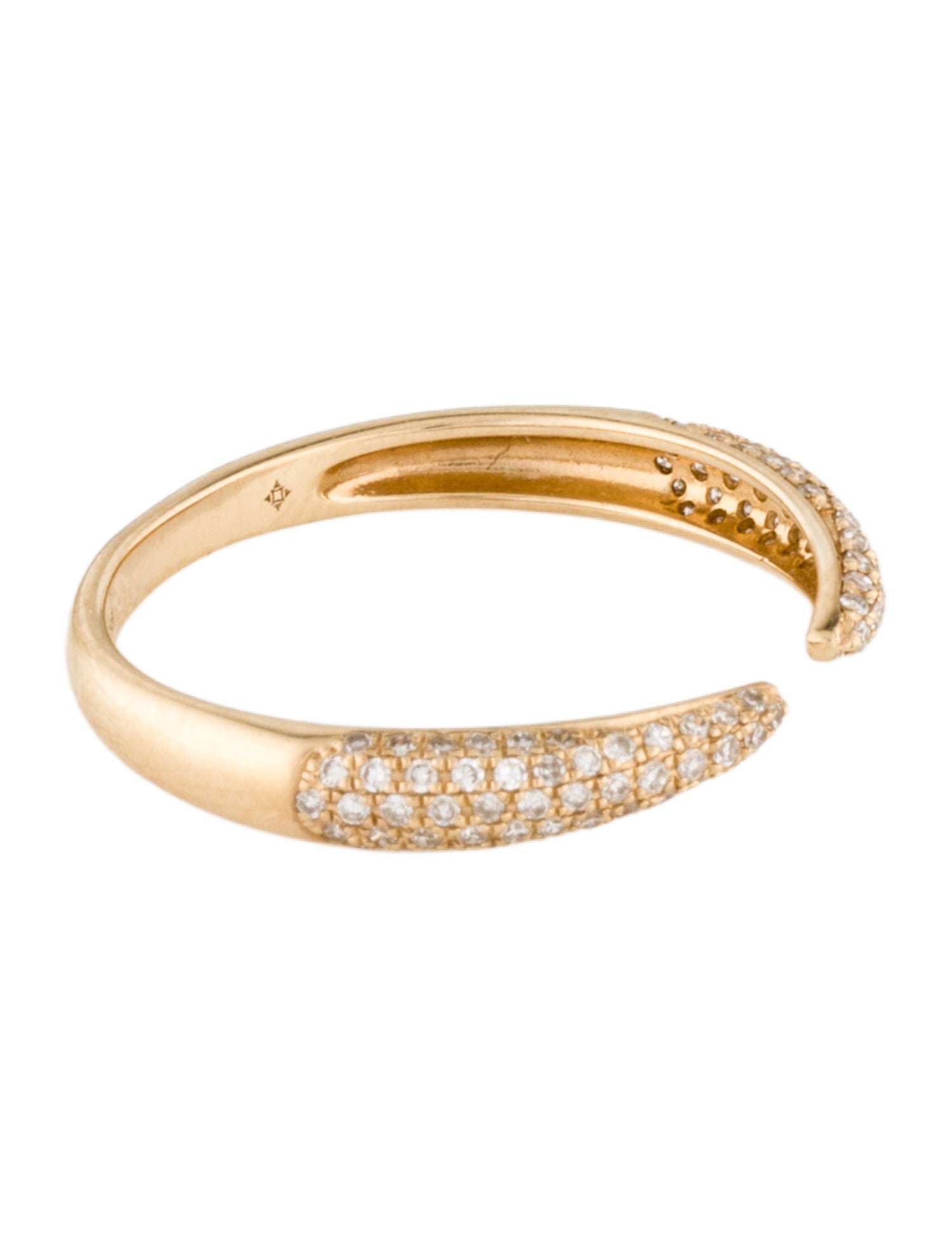 Ring 14K Diamond Open Band