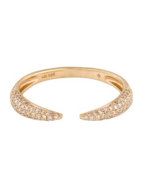 Ring 14K Diamond Open Band