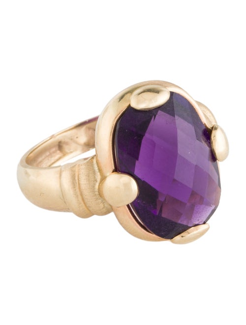 Ring 14K Amethyst Cocktail Ring