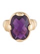 Ring 14K Amethyst Cocktail Ring