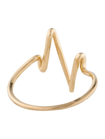Ring 14K Heartbeat Cocktail Ring
