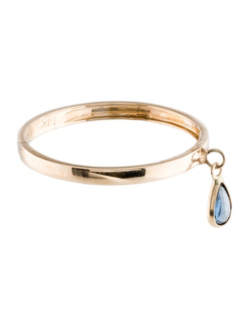 Ring 14K Sapphire Dangle Ring