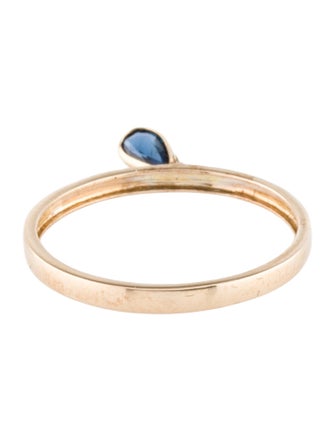 Ring 14K Sapphire Dangle Ring