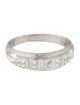 Ring Platinum Patterned Band Ring