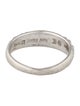 Ring Platinum Patterned Band Ring