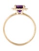 Ring 10K Amethyst Cocktail Ring