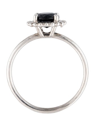 Ring 10K Sapphire Cocktail Ring
