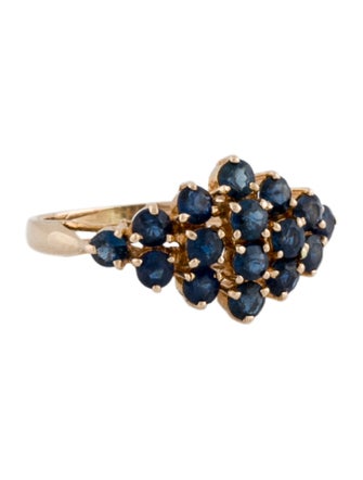 Ring 14K 1.08ctw Sapphire Cocktail Ring