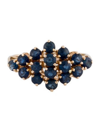 Ring 14K 1.08ctw Sapphire Cocktail Ring