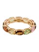Ring 14K Tourmaline Multicolor Band Ring