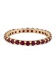 Ring 18K 1.37ctw Ruby Band Ring