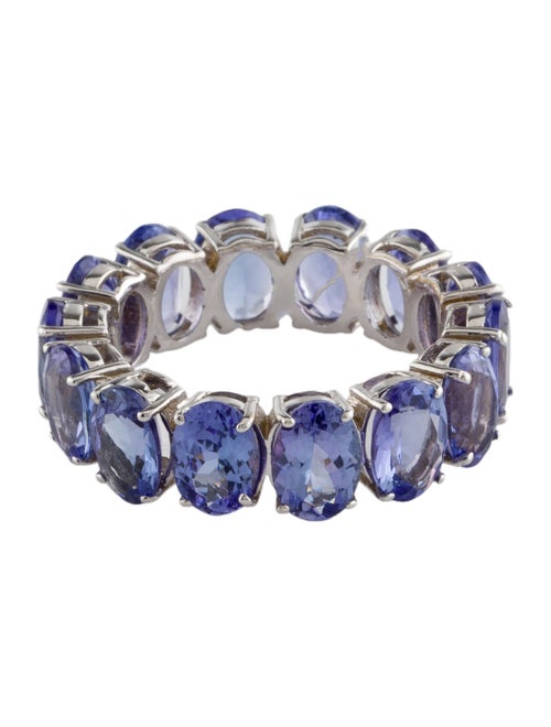 Ring 14K 10.38ctw Tanzanite Eternity Band