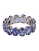 Ring 14K 10.38ctw Tanzanite Eternity Band