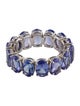 Ring 14K 10.38ctw Tanzanite Eternity Band