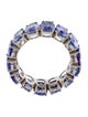 Ring 14K 10.38ctw Tanzanite Eternity Band