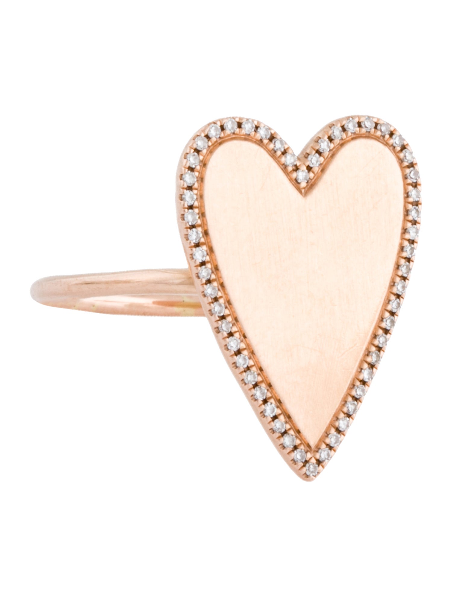 Ring 14K Diamond Heart