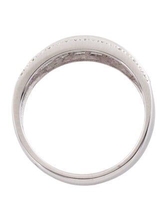 Ring 14K Pink Sapphire & Diamond Band Ring