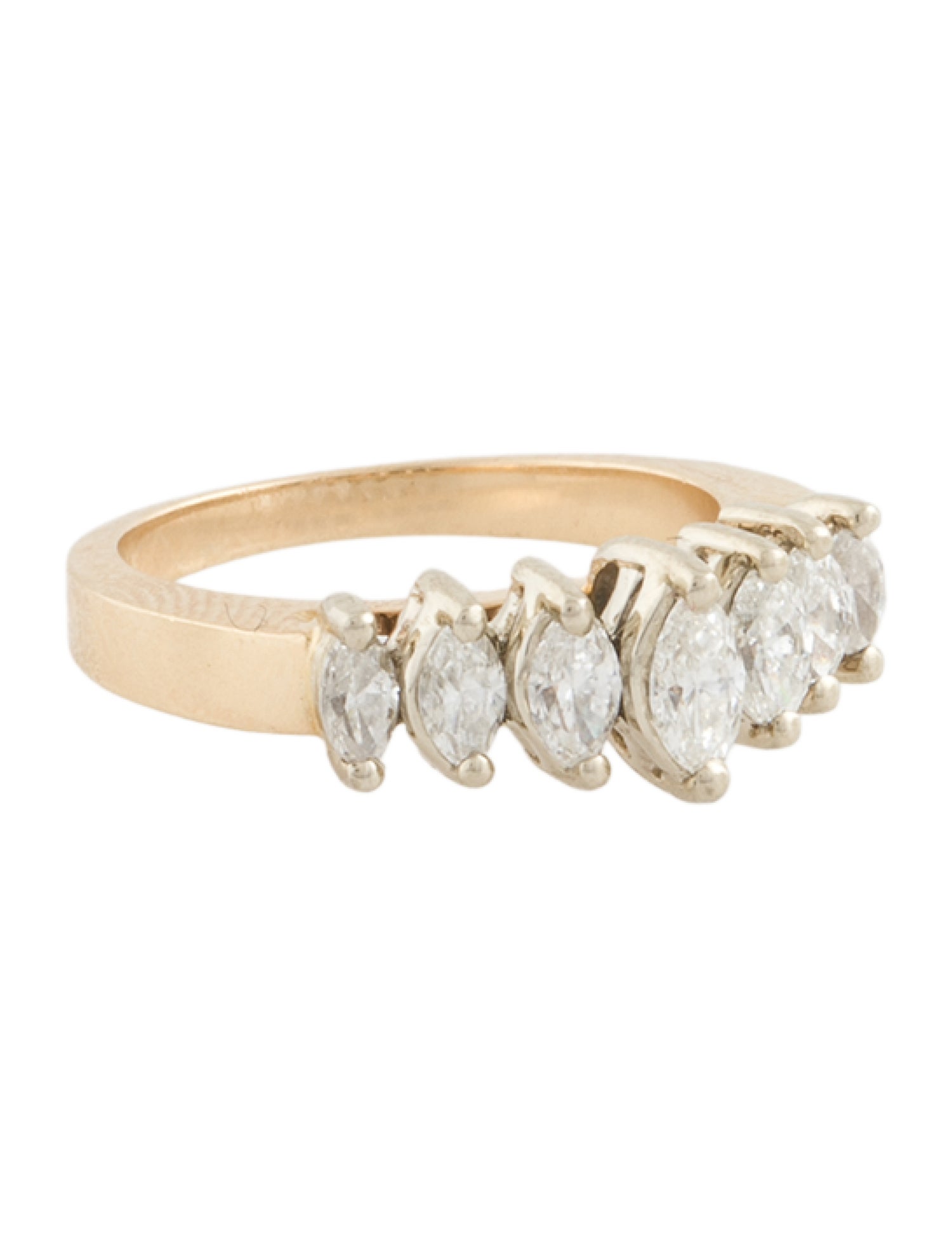 Ring 14K Diamond Coronet Band