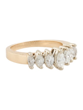 Ring 14K Diamond Coronet Band Ring