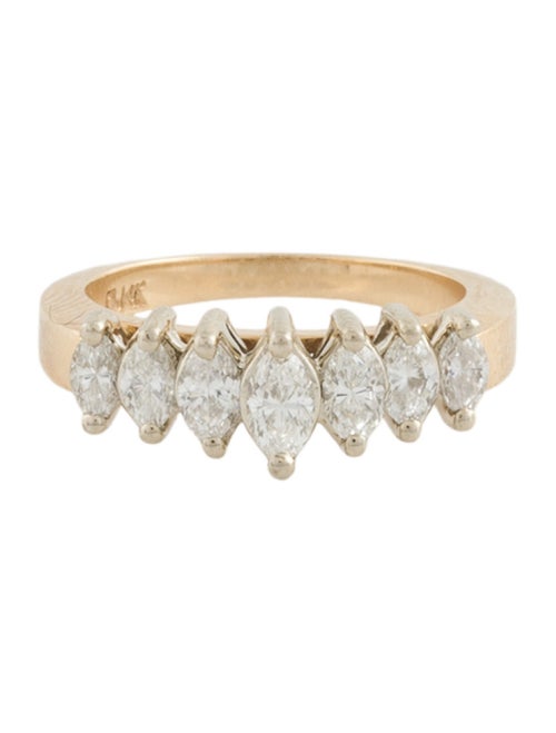 Ring 14K Diamond Coronet Band Ring